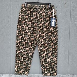 Rachel Comey For Target Animal Print High-Rise Cropped Jeans Size‎ 14
